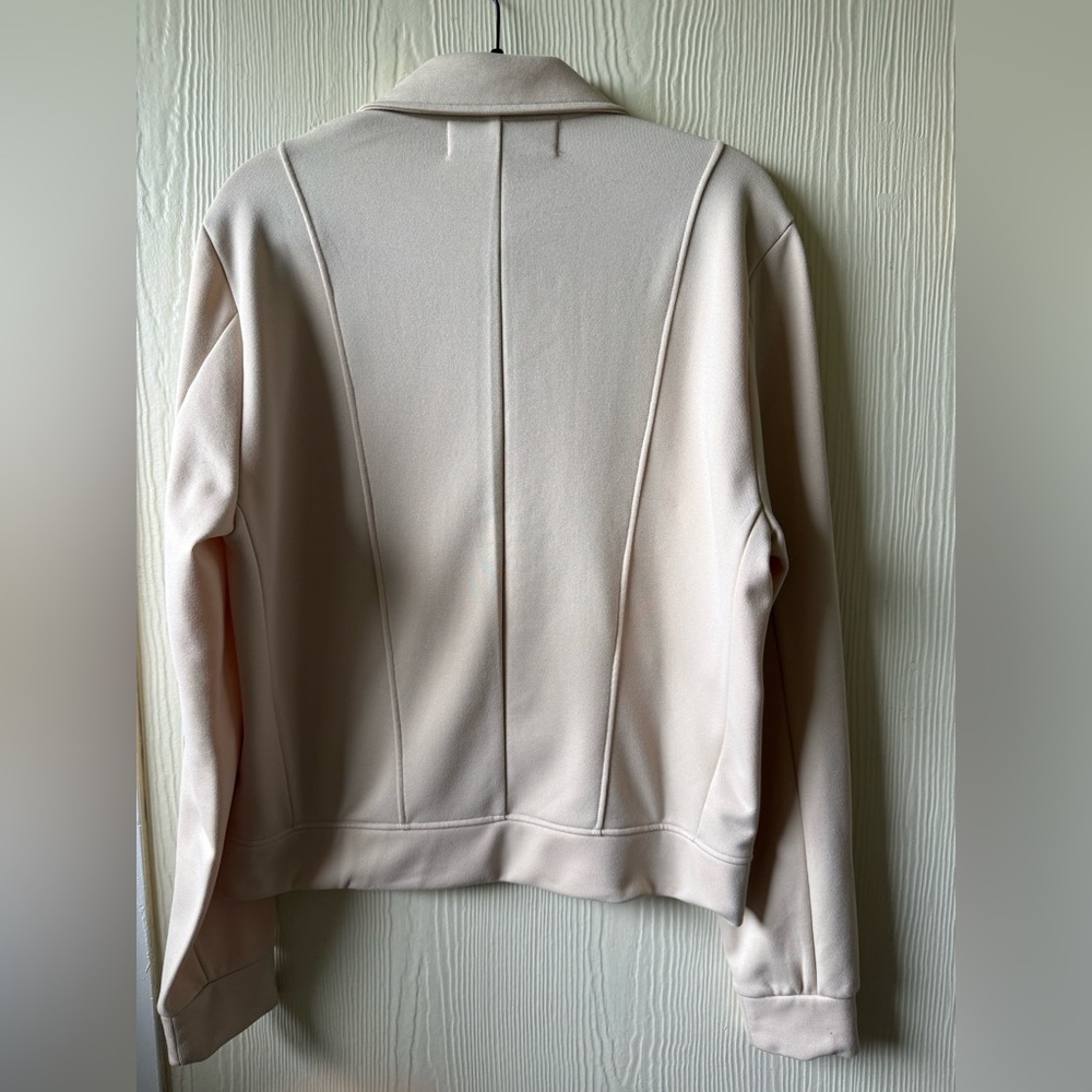Martin Asbjørn Adam Zip Jacket Cream & Navy Track Jacket Size L | Never Worn | - Picture 4 of 9